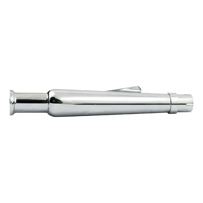 Premium Trompet Universele Motorfiets Slip-On Geluiddemper Chrome