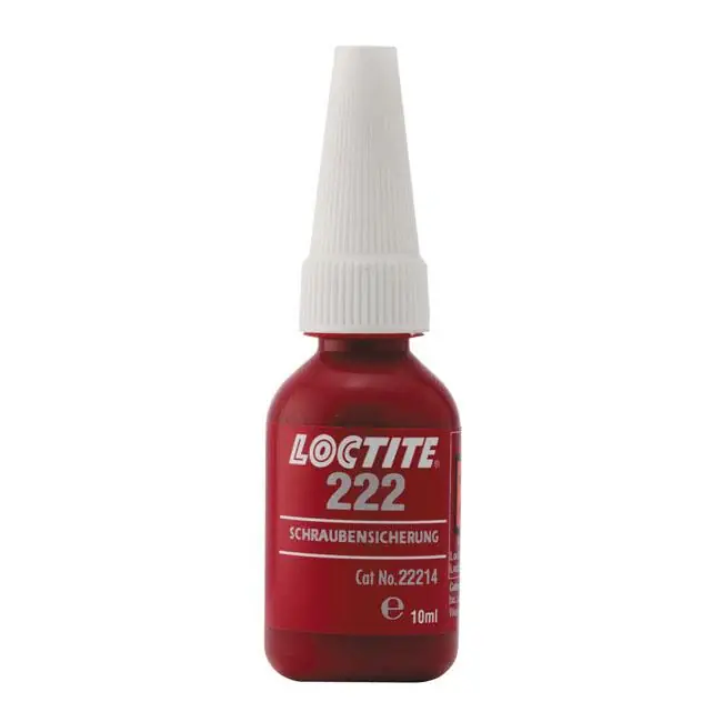Premium Loctite 222 Paars Schroefdraadborgmiddel met lage sterkte 10ml