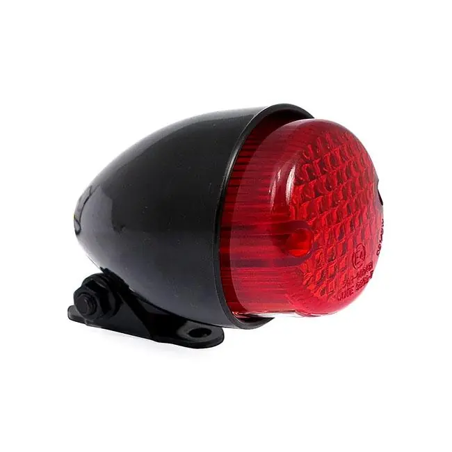 SMP Old School-achterlicht voor motorfietsen Black Actieprijs