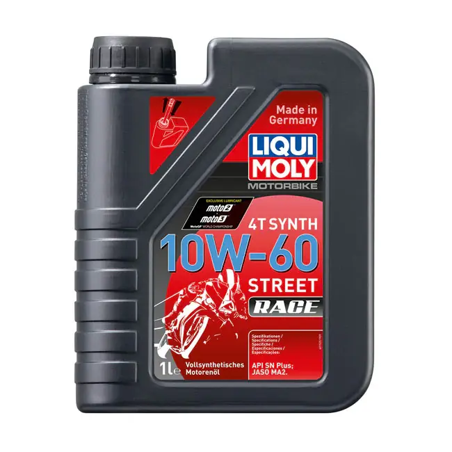 Liqui Moly Motorolie Synthetisch 4T 10W-60 Street Race 1L Dagaanbieding