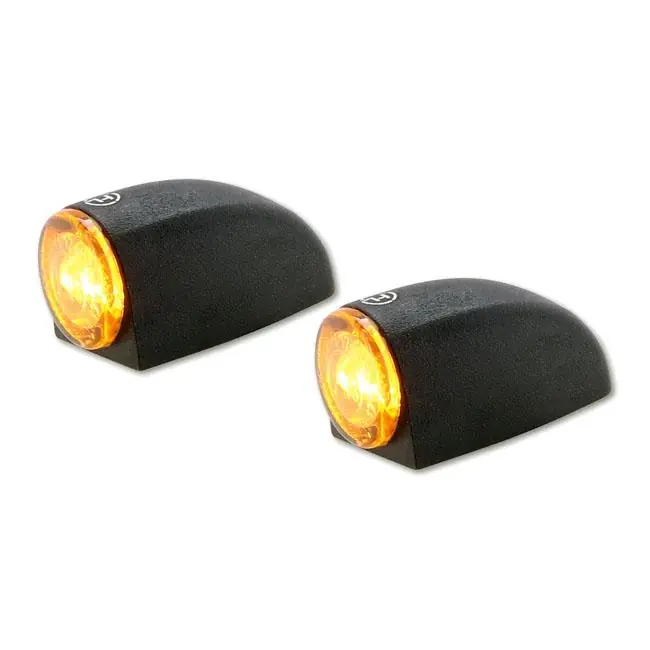 Veilige Betaling Highsider Proton 3 LED richtingaanwijzers Zwart