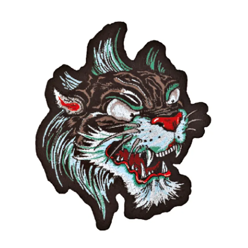 Dodelijke bedreiging patch panter hoofd Snelle Levering