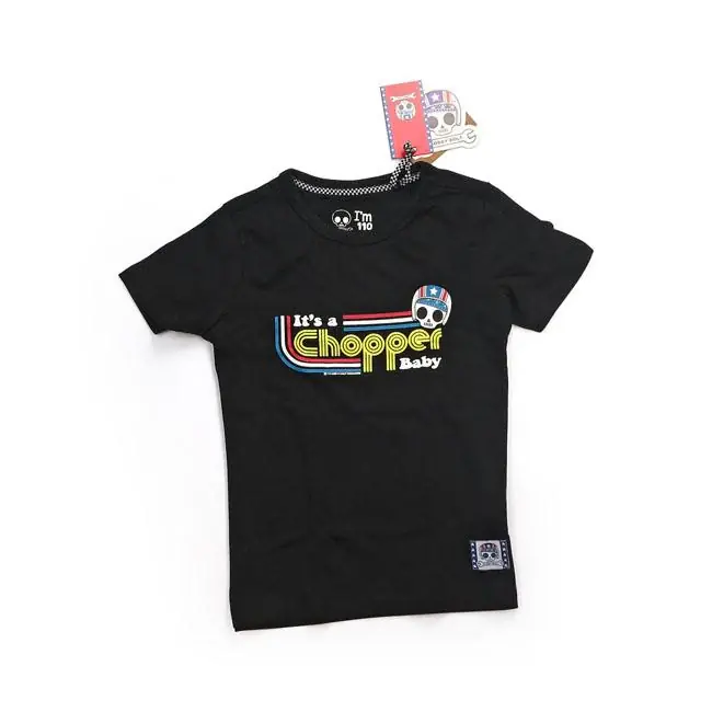 Flitsaanbieding Bobby Bolt Het is een chopper baby T-shirt Zwart 110/116