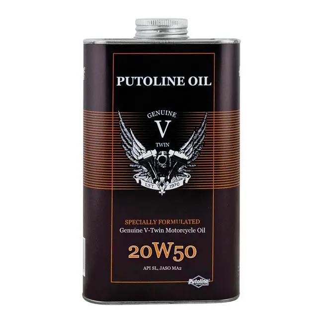 Gecertificeerd Putoline originele V-Twin motorolie synthetisch 20W-50 1L