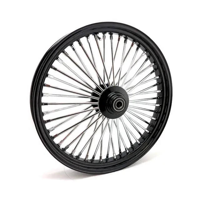 Premium MCS Radial 48 Fat Spoke Voorwiel 3.50 x 23" SF Zwart