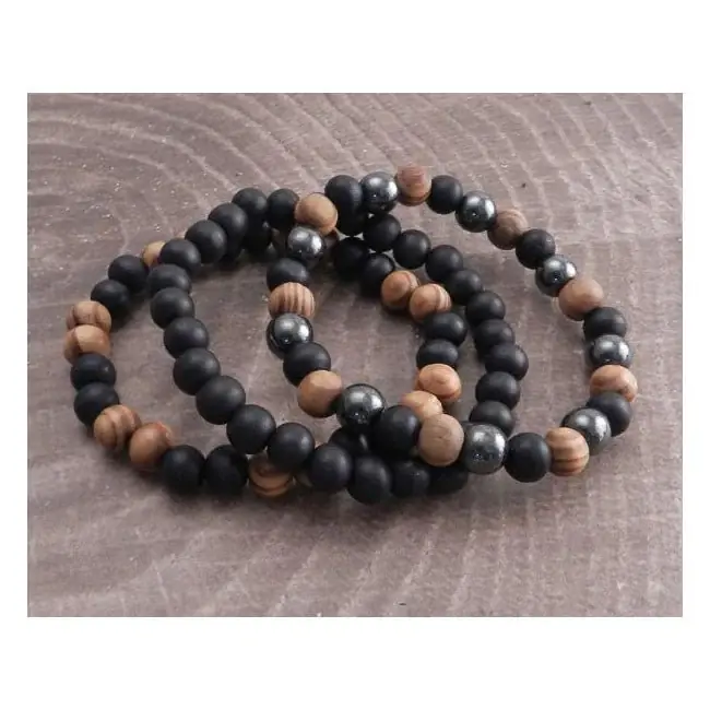 Laatste Versie Amigaz Aarde Houten Kralen Armband