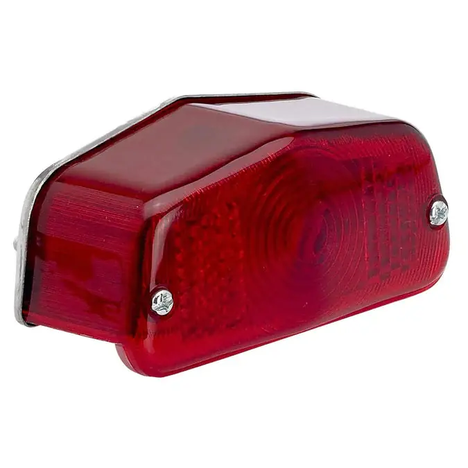 Uitverkoop Lucas Motorfiets Achterlicht Chroom