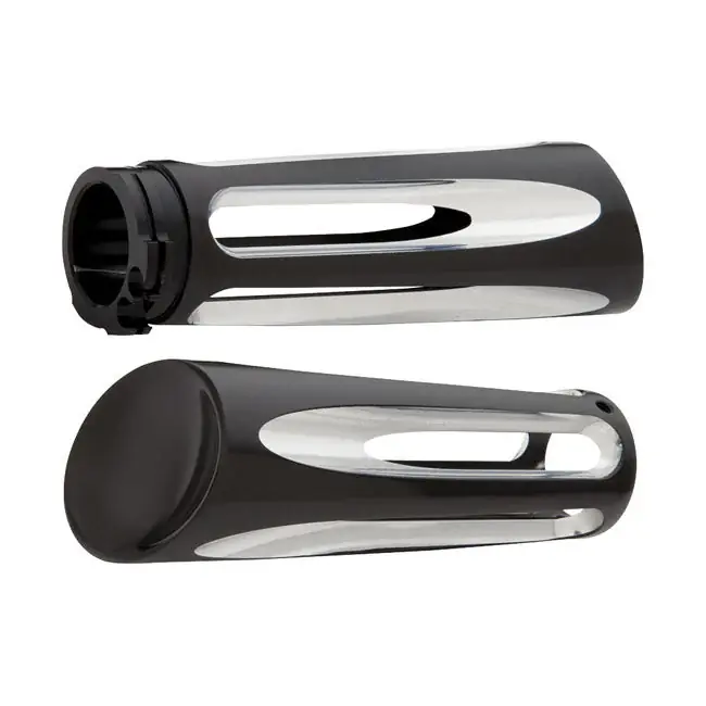 Arlen Ness Billet Deep Cut Handvatten Zwart HD Finale Uitverkoop