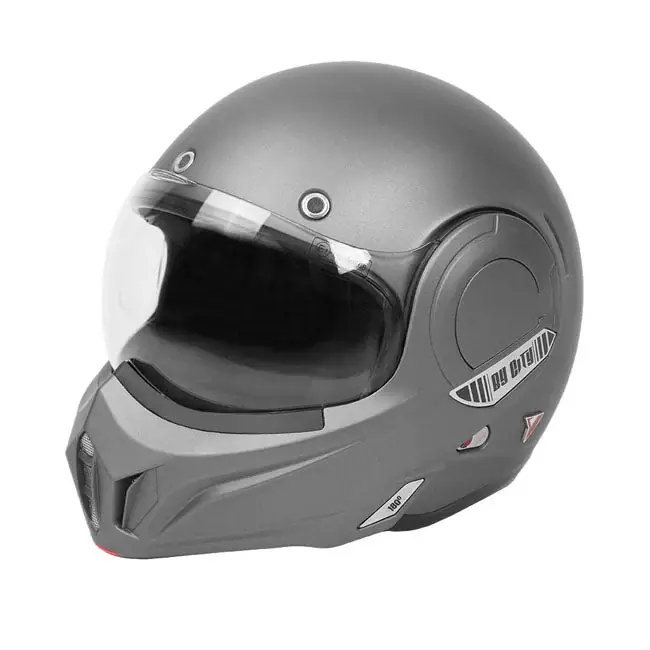 Koopje By City 180 Tech modulaire / opklapbare motorhelm Gray / XS (53-54cm)