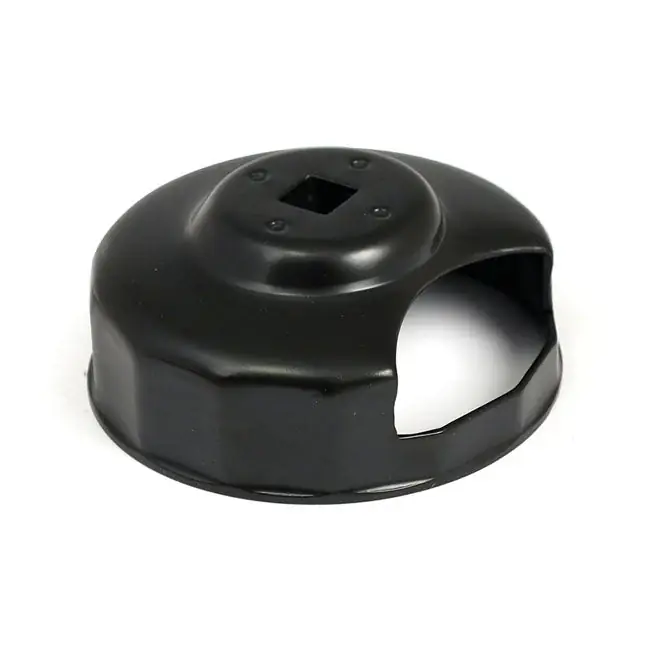 Betrouwbaar Oliefiltersleutel 3/8" aandrijving met uitsparing Black