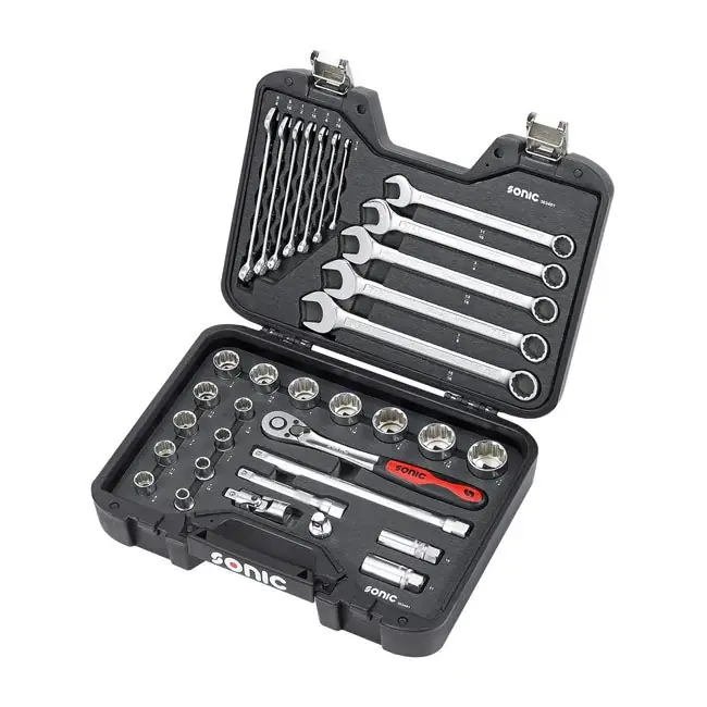 Direct Beschikbaar Sonic doppen- en moersleutelset 1/2'' VS maten