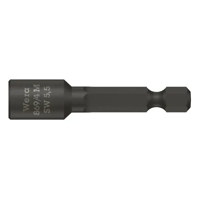 Wera 1/4" aandrijfmoeraanzetter metrische maten 5.5mm Beperkte Voorraad
