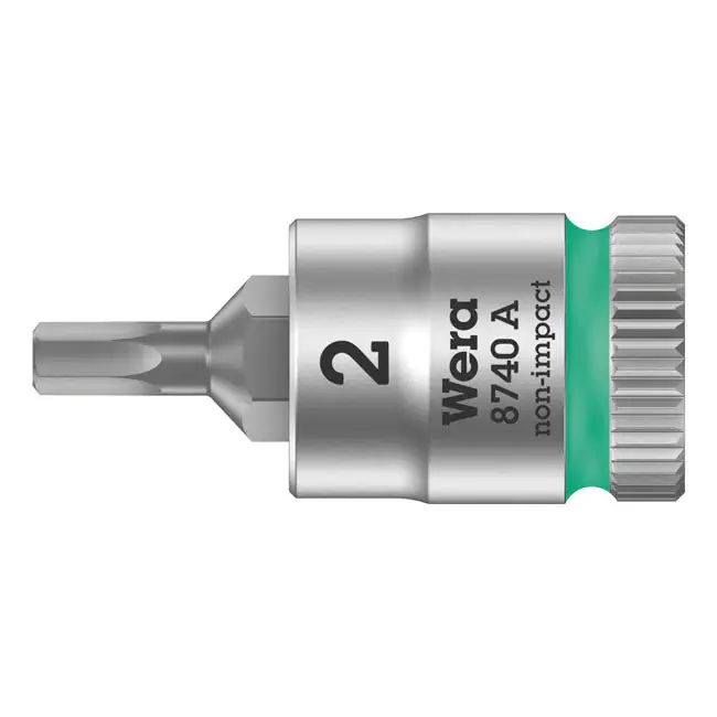 Direct Verzonden Wera Zyklop 1/4" inbusbits metrische maten 2.0mm