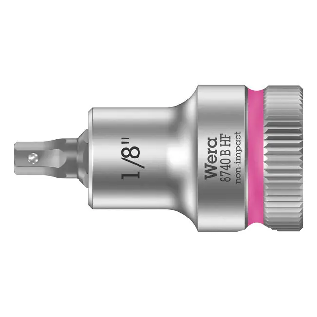 Wera Zyklop 3/8" Inbusbits met vasthoudfunctie VS maten 1/8" Betrouwbaar