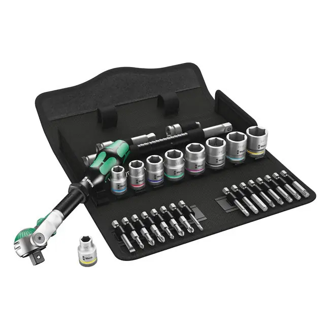 Op = Op Wera Zyklop Ratelset 3/8" Aandrijving 29-delig VS Maten