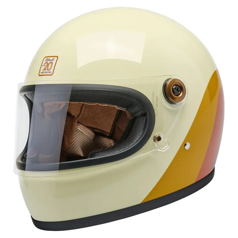 Weekendaanbieding Biltwell Gringo S-motorhelm 20th Anniversary Beige / XS (53-54cm)