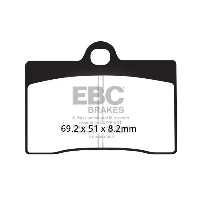 EBC Double-H gesinterde remblokken voor Moto Guzzi 1000 Daytona / RS 92-98 Hete Deal