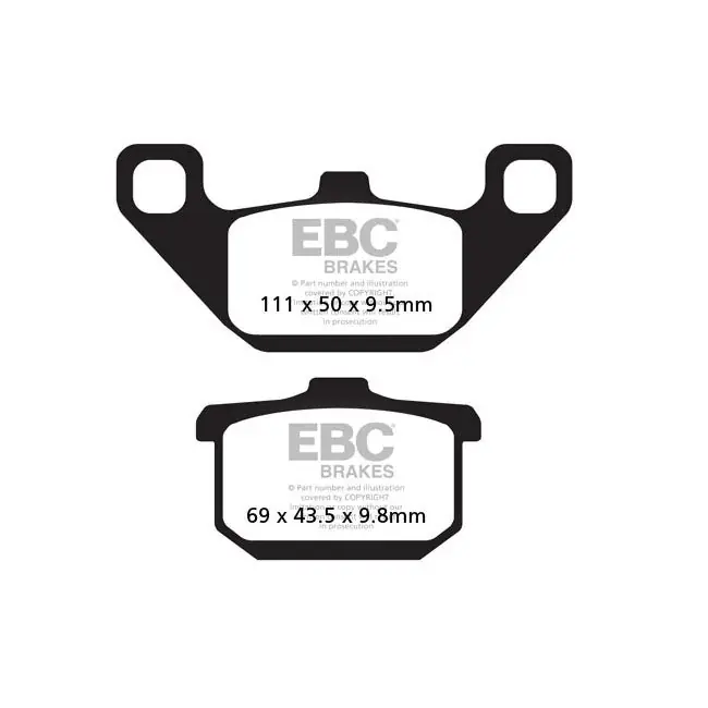 Actieprijs EBC organische remblokken voor Kawasaki EN 500 A / B 90-04