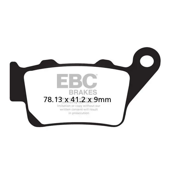 EBC organische remblokken achter voor Royal Enfield 535cc Continental GT 13-21 Exclusieve Aanbieding