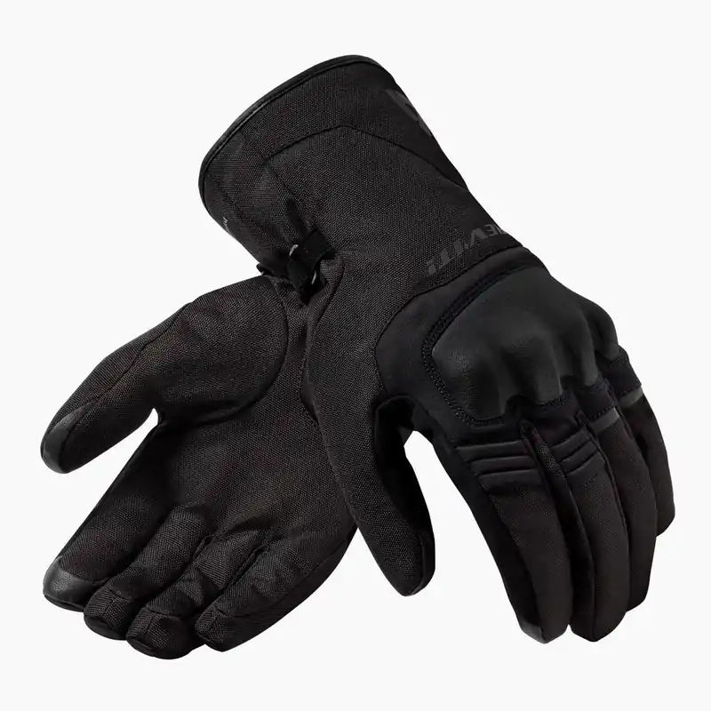 Dagaanbieding REV'IT! Lava H2O Motorhandschoenen Zwart S