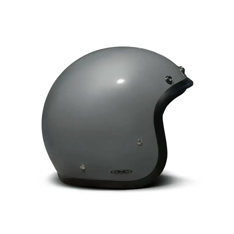 Favoriet DMD Retro Klassieke Open Motorfietshelm Crayon Grey / XS (54cm)