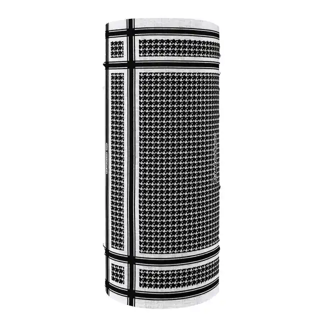 Favoriet Zanheadgear Motley Koker Polyester Houndstooth Zwart & Wit