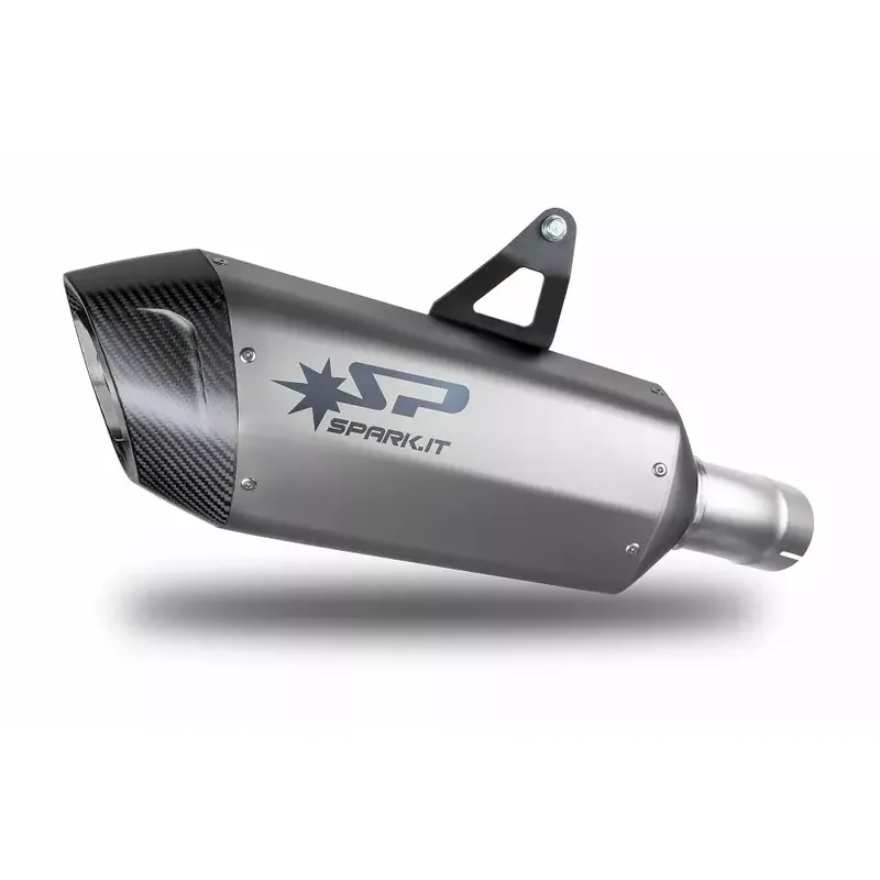 Vonkbestrijder Evo Slip-On Geluiddemper voor BMW 2024 R 1330 GS (Titanium muffler with carbon end cap) (ECE-approved) (GBM0609TOM) Populair