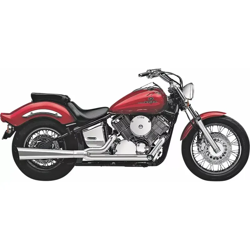 Veilige Betaling Cobra Power Pro Chroom Uitlaat voor Yamaha 99-09 XVS1100 Drag Star
