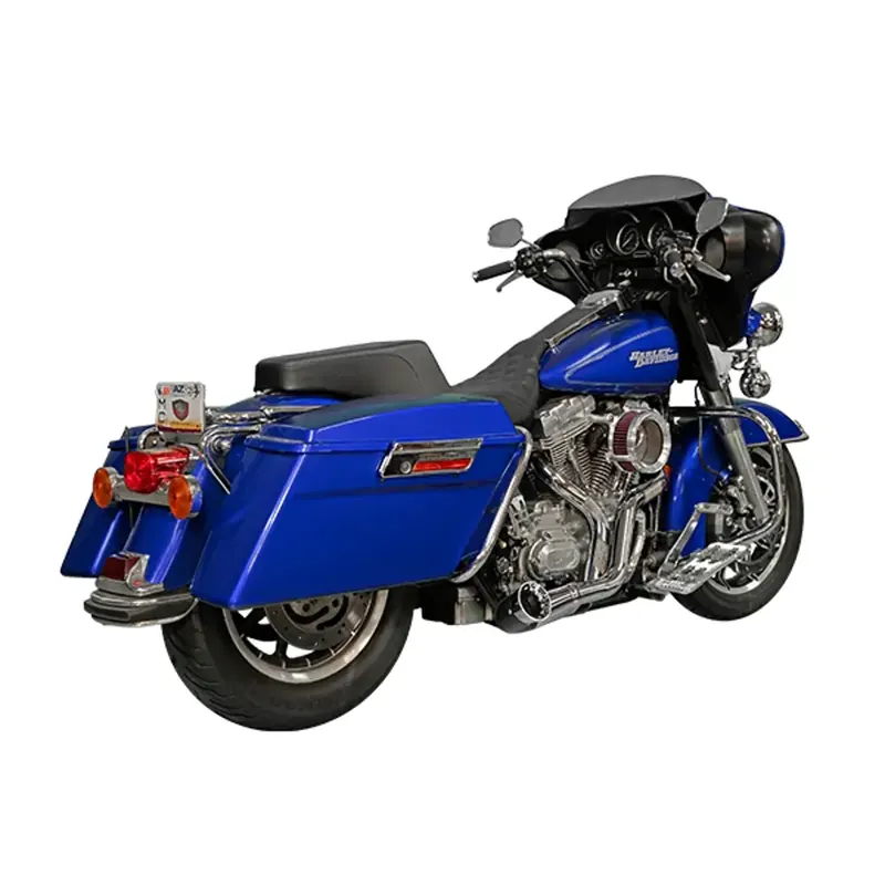 Beste Prijs Trask Nasty Bastard 2-into-1 uitlaatsysteem voor Harley 17-24 Touring / Black
