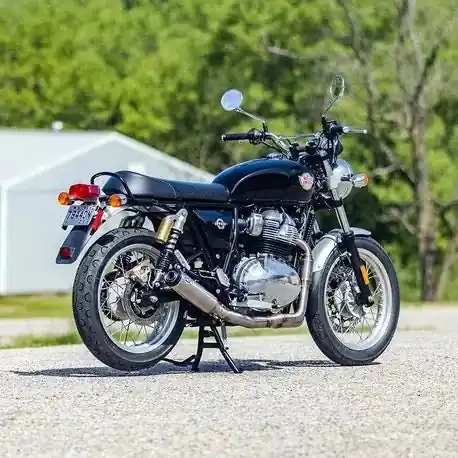 S&S Qualifier 2-into-1 uitlaatsysteem voor Royal Enfield 19-24 Continental GT / Interceptor 650 Uitverkoop