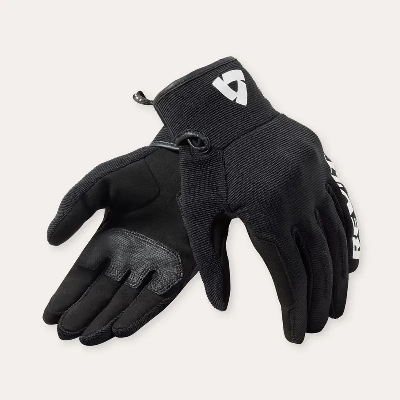 REV'IT! Access damesmotorhandschoenen Black/White / XS Speciale Aanbieding