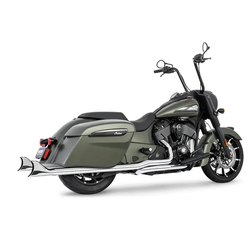 Merkproduct Freedom Performance Sharktail True Duals Uitlaat voor Indian 14-25 Chieftain / Roadmaster / Springfield / Chrome