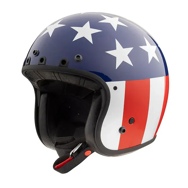 Exclusieve Aanbieding Simpson Chopper Open Motorhelm Matte Black / XS (53-54cm)