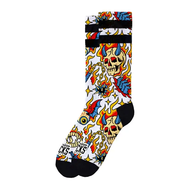 American Socks Wicked Handtekening Sokken 36-41 Flitsaanbieding