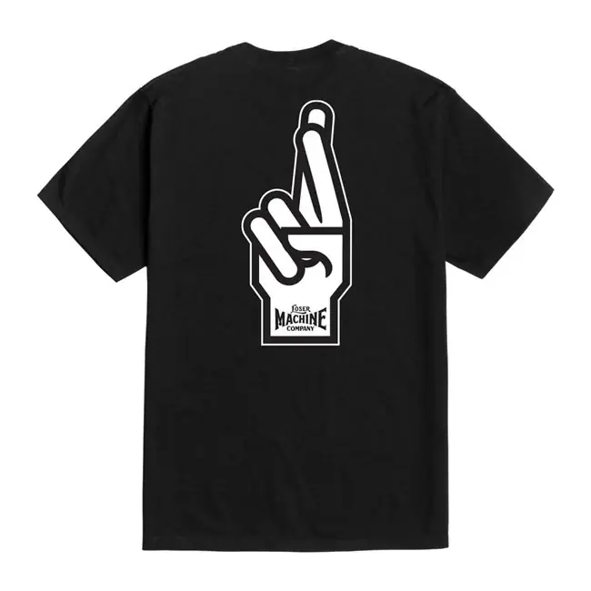 Loser Machine Vingers Succes T-Shirt Black / S Beperkte Voorraad