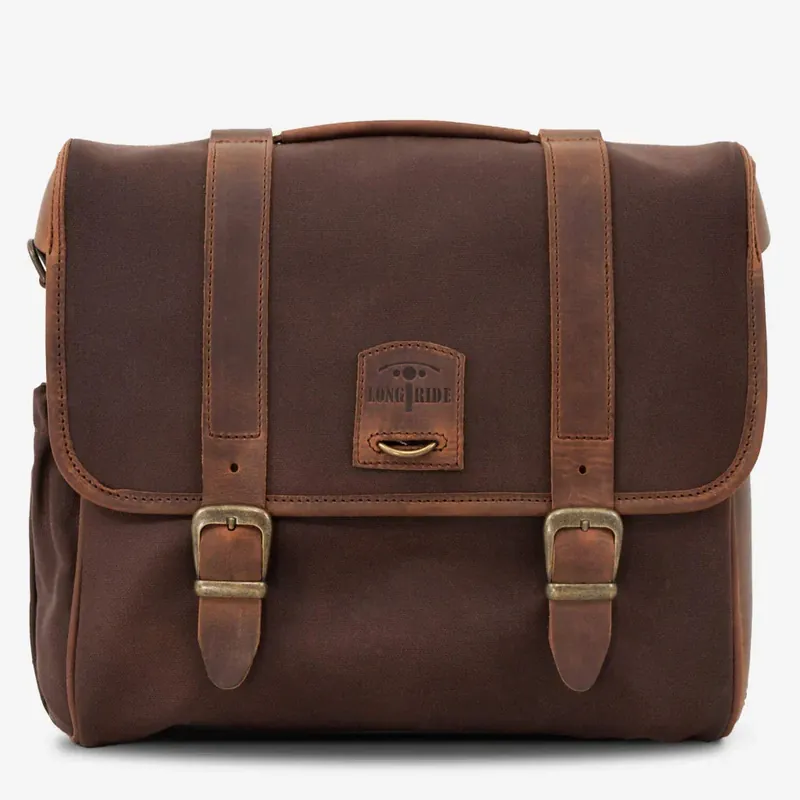 Aanbieding Longride Racer 12,5 l klikbare motorzadeltas Brown