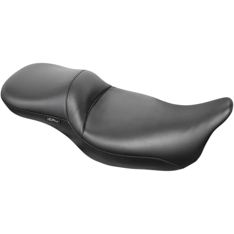 Shop Nu Le Pera Maverick Daddy Long Legs hoge verlengde zitting voor Harley 08-25 Touring (excl. 23-25 CVO; 24-25 Road Glide / Street Glide) / Black / Without backrest