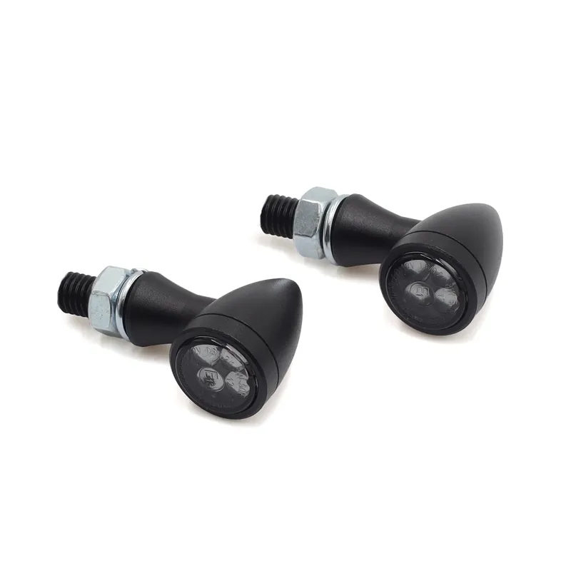 Voordeelprijs SMP Bullet Nano LED-richtingaanwijzers voor motorfietsen Black
