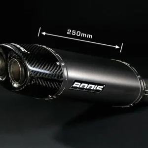 Beperkt Aanbod Bodis uitlaat demper Oval Q1 Titanium / RVS Honda CBR600RR 2003-2004