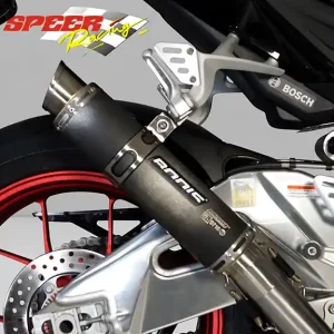 Favoriet Bodis uitlaat Aprilia RSV4 RR RF 2015-2016 GP1 Zwart