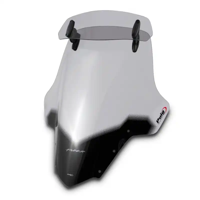 Puig Touring windscherm met opzetruit Yamaha FZ1 S Fazer (2006-2015) Op = Op