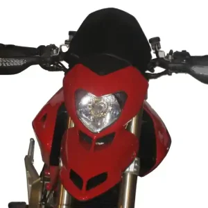 Weekendaanbieding Fabbri windscherm Ducati hypermotard 1100 / 796 glanzend zwart