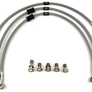 HEL remleidingen Honda CB650SC / CB750SC Nighthawk 1982-1986 S voorzijde Merkproduct