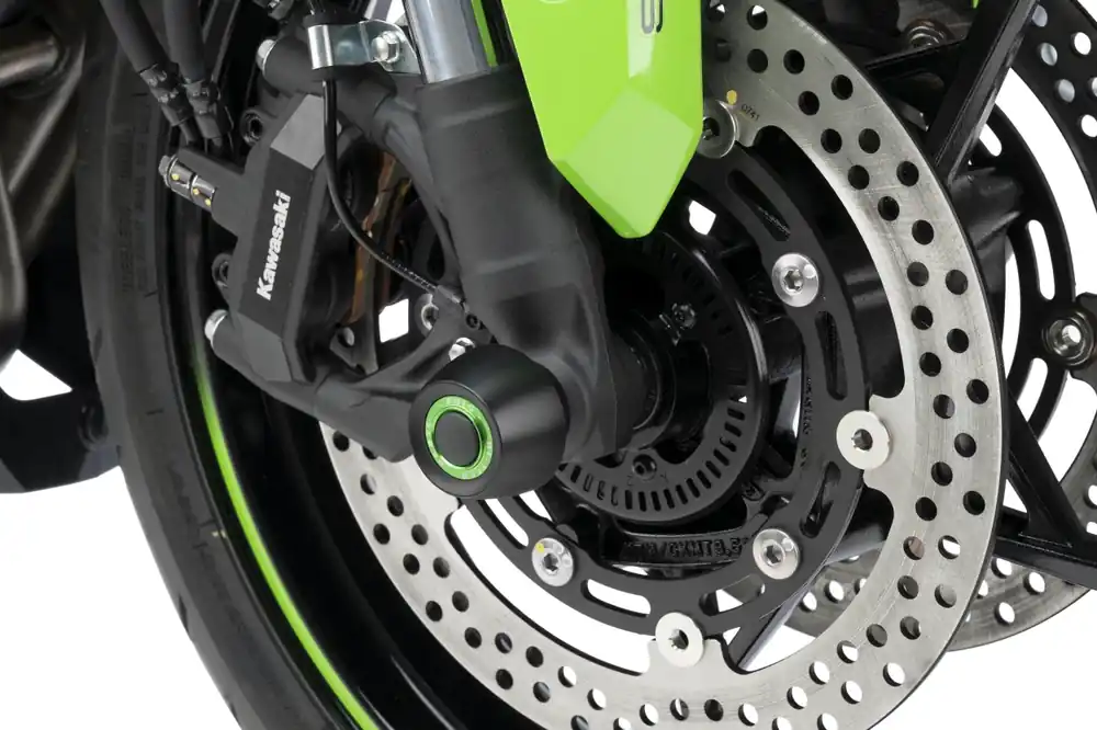 Veilige Betaling Puig PHB19 as valdoppen voorzijde Kawasaki ZX-4RR Ninja (2024-)