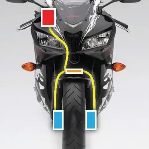 HEL remleidingen Ducati 750 Sport 1988-1989 S voorzijde Laatste Kans